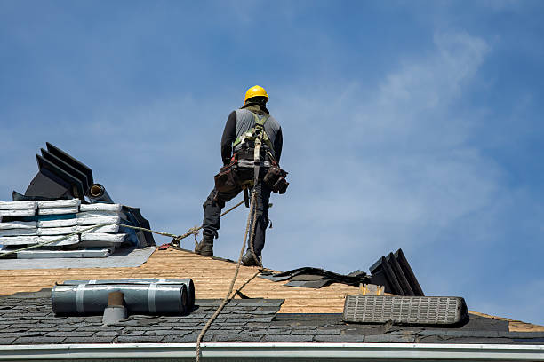 Professional Metal Roofing technician working in Crewe, VA